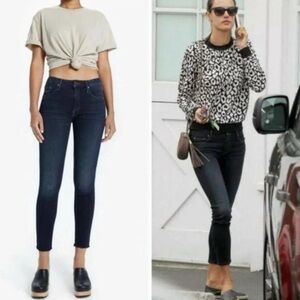 Mother The Looker Crop Coffee, Tea or Me Jeans 25